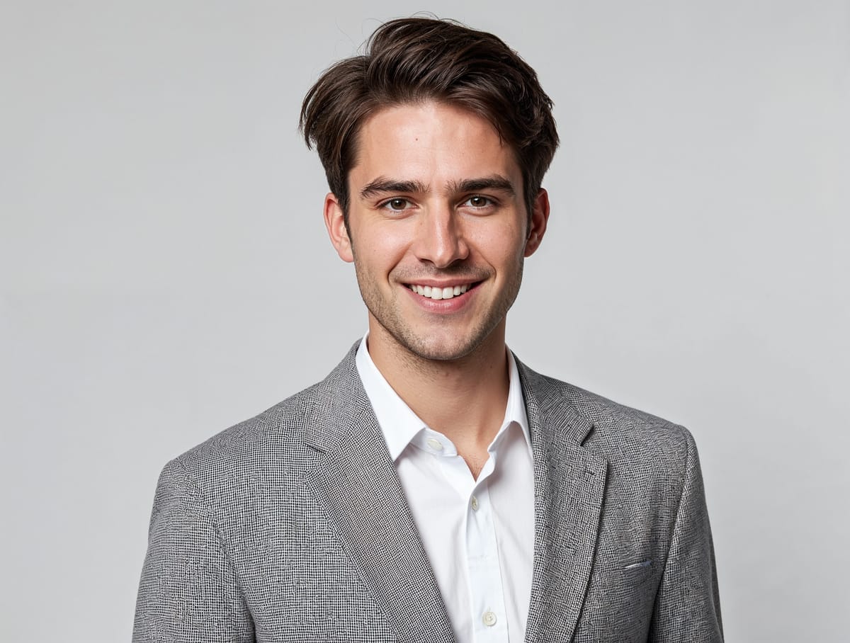 Ejemplo de retrato profesional adecuado para un currículum vitae